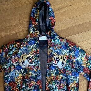 Gucci Multicolor Custom Floral Tiger windbreaker